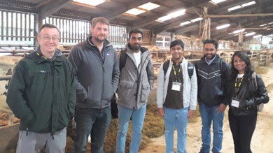 Image for news article: Myerscough welcome Sri Lankan agriculture lecturers for Lodge Farm tour