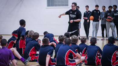 Image for news article: Rising Hoopers! Myerscough Basketball Academy welcomes local schools for showcase event
