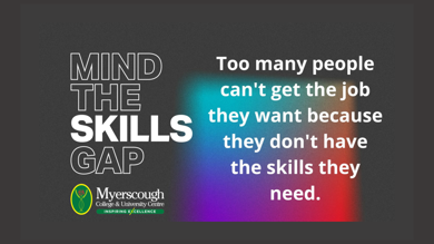 Image for news article: Myerscough supports ‘Mind the Skills Gap’ campaign