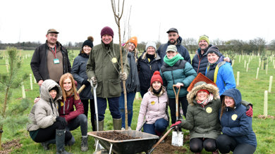 Image for news article: Booths plants legacy wood to celebrate 175 years