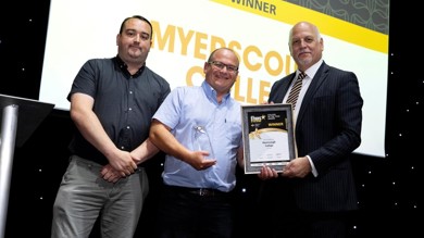 Image for news article: Myerscough named College of Year in double CPA Awards success