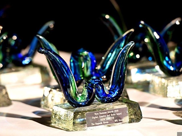 Wyre Business Awards Trophy