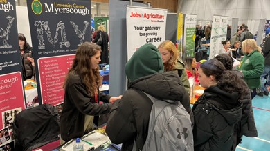 Image for news article: Careers Expo gives Myerscough learners first class advice