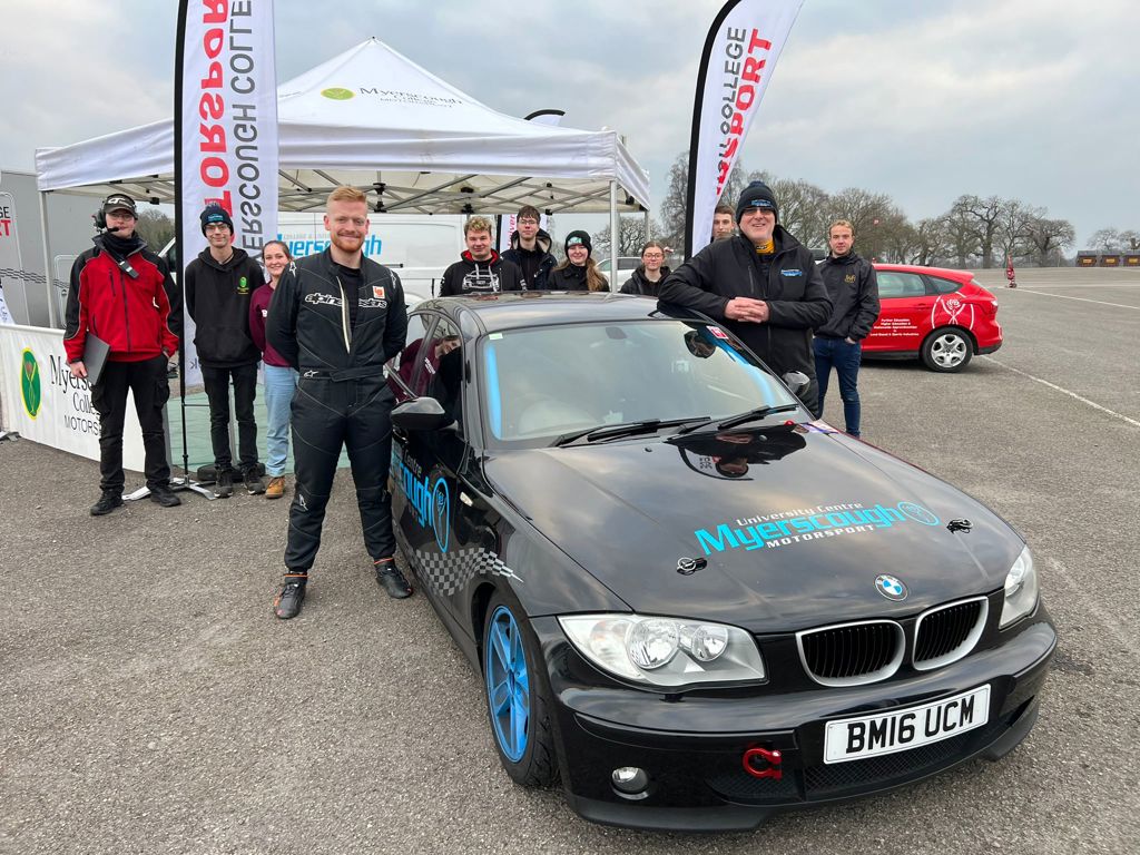 Myerscough motorsport degree students build race car