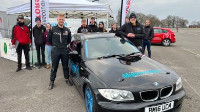 Image for news article: Myerscough motorsport degree students build race car