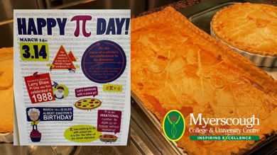 Image for news article: Myerscough makes maths as easy as Pi(e)!