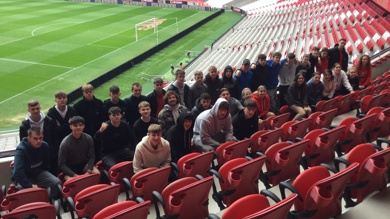Image for news article: Portuguese adventure for Myerscough football students