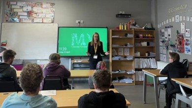 Image for news article: Local MP visits foundation learning students