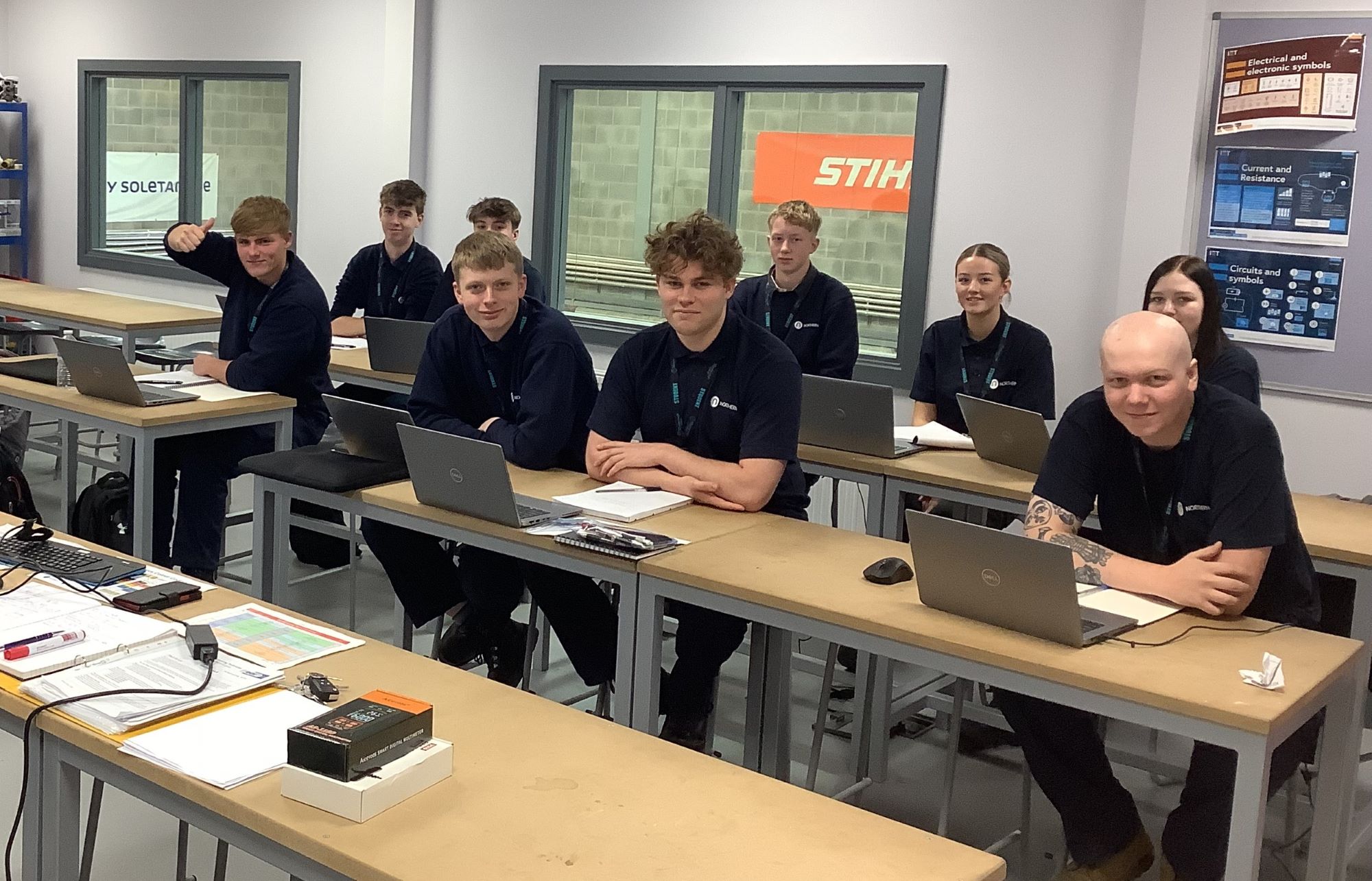 Eighteen young Myerscough apprentices embark on engineering career with ...