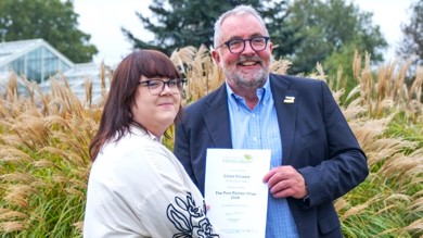 Image for news article: Horticulture degree student wins national award