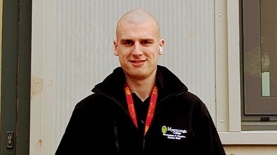 Image for news article: Hard work is par for the course for Myerscough’s first ever ‘Apprentice of the Month’