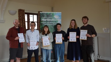 Image for news article: T-Level student recognised in Young Horticulturist of the Year competition