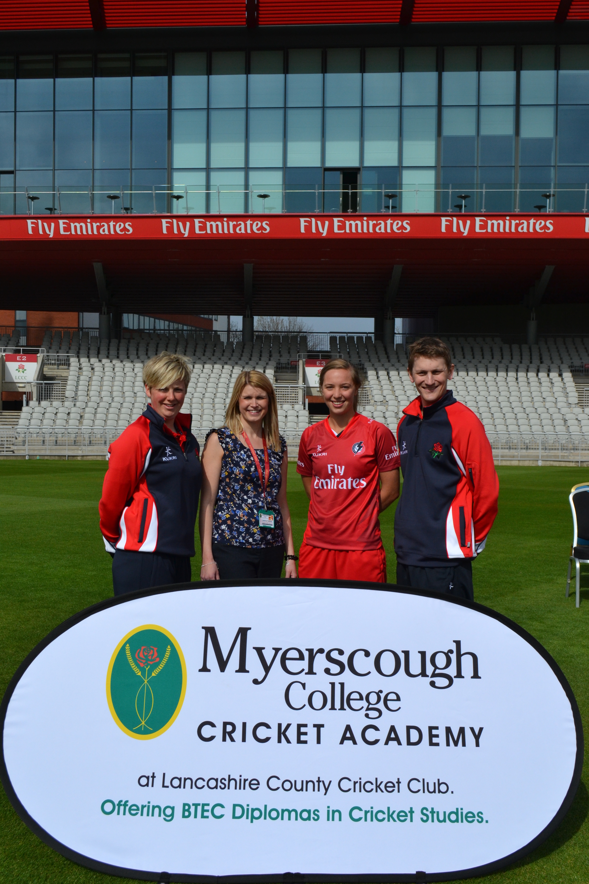 Cricket staff at Lancashire County Cricket Centre