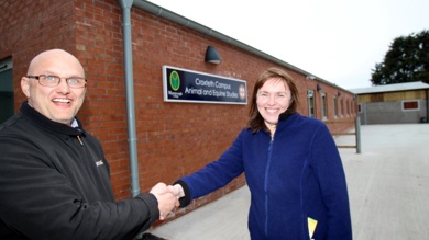 Image for news article: Key to the door for Myerscough’s Merseyside campus at Croxteth Park