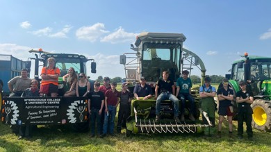Image for news article: Real world task ends busy first year for agricultural engineering students