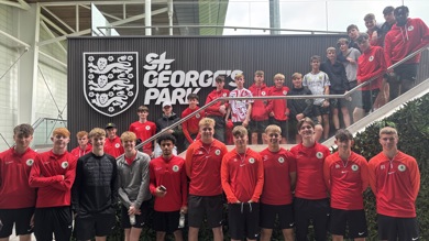 Image for news article: Football students enjoy rare glimpse into elite level coaching