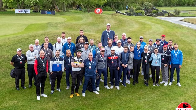 Content creators gathered for a photo before the golf got underway. Photo Credit @jasonlittlegolfphotography.jpg