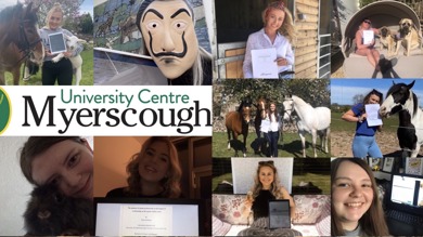 Image for news article: Degree students celebrate completing dissertations - remotely