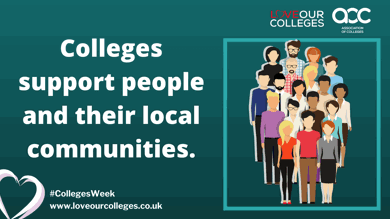 Image for news article: COLLEGES WEEK: Supporting people and supporting communities