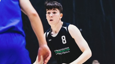 Image for news article: Basketball student Louis speaks up for mental health