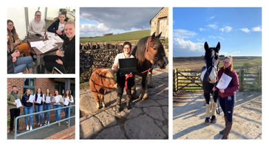 Image for news article: Degree students celebrate completing dissertations