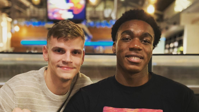 Image for news article: SUCCESS STORY: Basketball duo’s transatlantic adventures