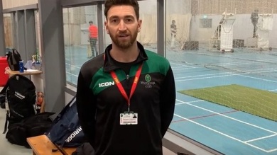 Image for news article: Myerscough College Cricket bowled over by new coach Ric