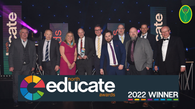 Image for news article: Myerscough named Further Education College of the Year in the Educate North Awards