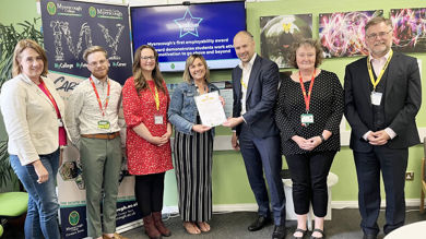 Image for news article: Congratulations to our first ever Myerscough Gold Award winner!