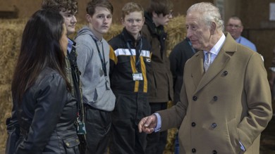 Image for news article: Myerscough College farms are fit for a King (1)
