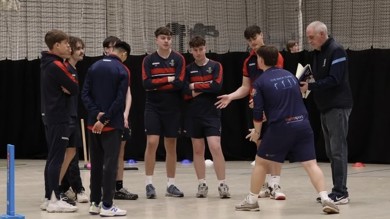 Image for news article: Future coaches: Cricket students spend winter gaining knowledge to grow game